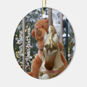 Carousel met Teddy Bear Keramisch Ornament (Links)