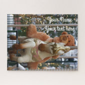 Carousel met Teddy Bear Legpuzzel (Horizontaal)