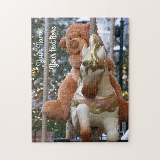 Carousel met Teddy Bear Legpuzzel (Verticaal)