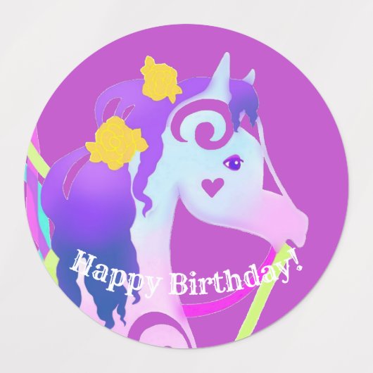 Carousel Pony Labels (Design 2)