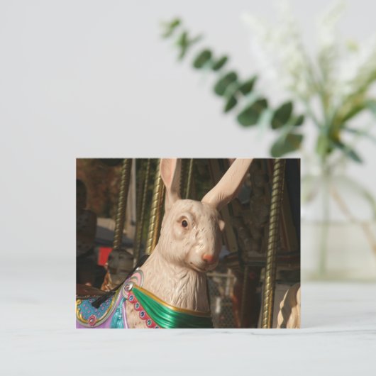 Carousel_Rabbit Briefkaart (Staand voorkant)