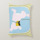 Carousel Rabbit van June Erica Vess Accent Kussen (Voorkant(Verticaal))