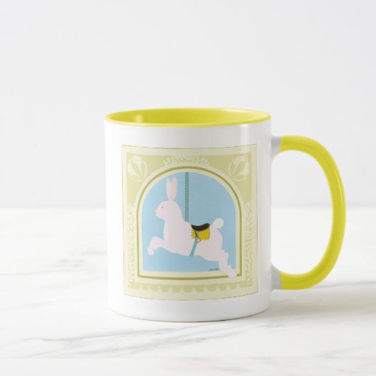 Carousel Rabbit van June Erica Vess Mok (Rechts)