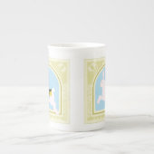 Carousel Rabbit van June Erica Vess Porselein Kop (Voorkant)