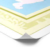 Carousel Rabbit van June Erica Vess Poster (Hoek)