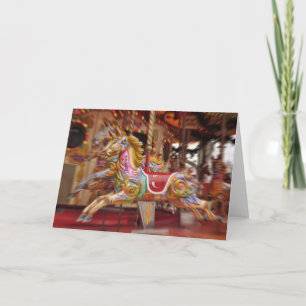Carousel Ride Greetings Card Kaart