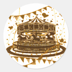 Carousel Ronde Sticker