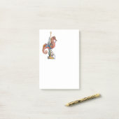Carousel Seahorse Post-it® Notes (Op bureau)