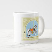 Carousel Zebra van June Erica Vess Extra Grote Mok (Voorkant rechts)