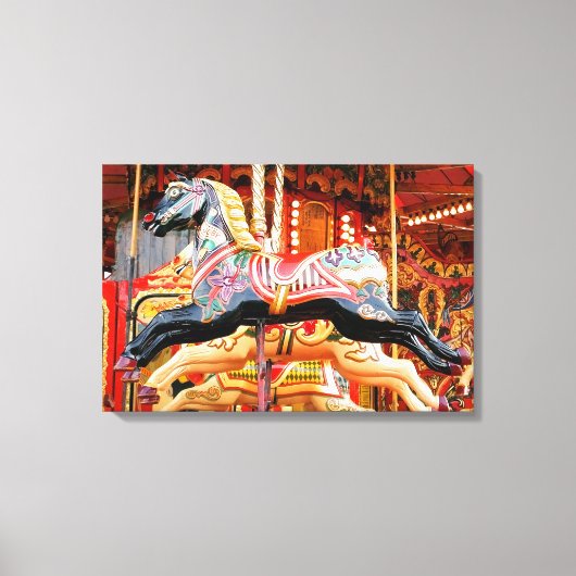 CAROUSELPAARD CANVAS AFDRUK (Voorkant)