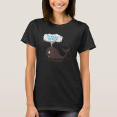 Carova Beach NC Summertime Vacationing Whale Spou T-shirt (Voorkant)