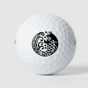 Carp en golf golfballen