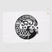 Carp en golf golfhanddoek (Horizontaal)