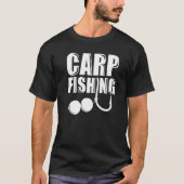 Carp Fishing Hook Boilie 1 T-shirt (Voorkant)