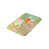 Carp Koi Fish Water Lily Pond Bath Mat (Gekanteld)