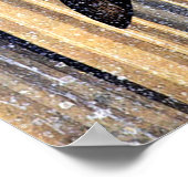 Carp Leaping up a Cascade by Hokusai Poster (Hoek)