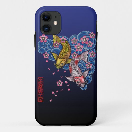 Carp sakura Case-Mate iPhone case (Achterkant)