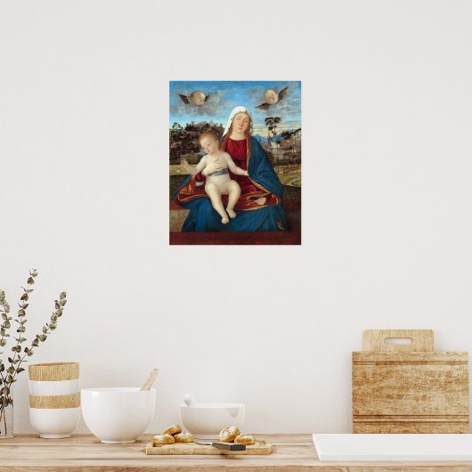 Carpaccio Madonna en Child Poster (Keuken)