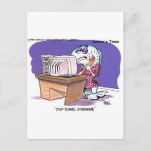 Carpale Tunnel Syndroom Grappige Cartoon Cadeaus & Briefkaart