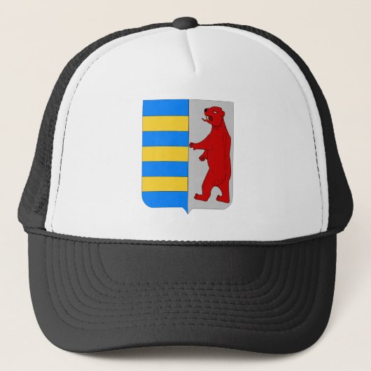 Carpatho Rusyn Crest Baseball Hat Trucker Pet (Voorkant)
