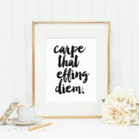 Carpe Ce Diem Efficace | Impression d'art