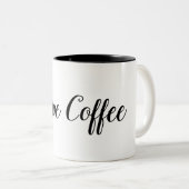 Carpe Coffee Tweekleurige Koffiemok (Voorkant rechts)