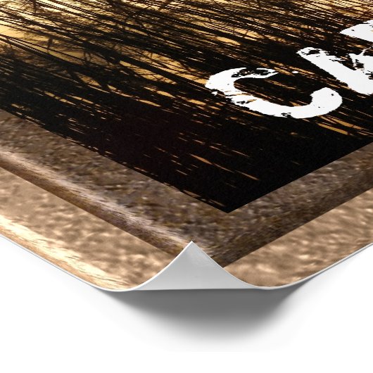 Carpe Diem - affiche d'art (Coin)