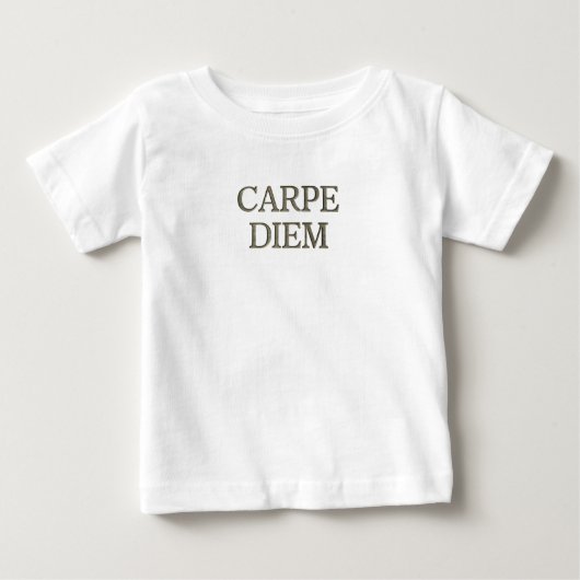 Carpe Diem baby T-shirt (Voorkant)