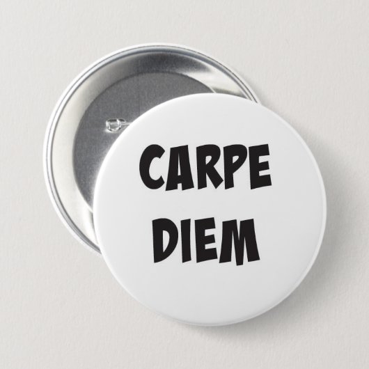 Carpe Diem Button (Voorkant /achterkant)