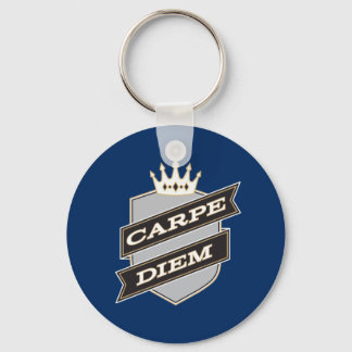 Carpe Diem Button Sleutelhanger