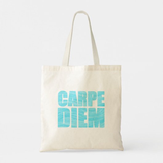 Carpe Diem Canvas tas (Achterkant)