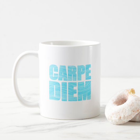 Carpe Diem Coffee Mug Koffiemok (Met donut)