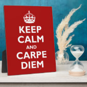 Carpe Diem! Fotoplaat (Zijkant)