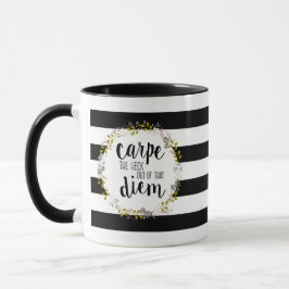 Carpe Diem Funny Inspirating Typography Quote Mok