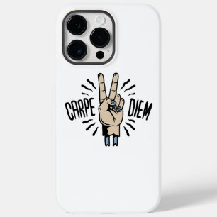 Carpe Diem Funny Retro Motivatie Quote Case-Mate iPhone 14 Pro Max Hoesje