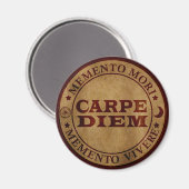 Carpe diem Grijp de dag Memento mori Magneet (Voorkant / Achterkant)