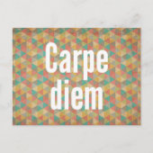 Carpe diem, Grijp de dag, Motivatie quotes Briefkaart (Voorkant)