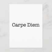 Carpe Diem grijpt het Citaat van de Dag - Citaten Briefkaart (Voorkant)