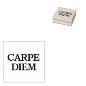 Carpe Diem gros tampon caoutchouc sans poignée (Tamponné)