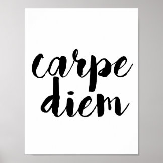 Carpe Diem Inspirerend Quote Poster