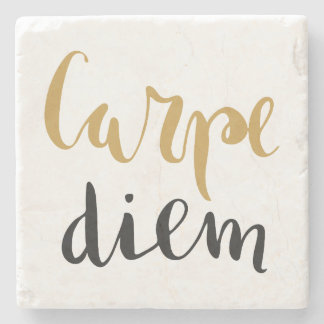 Carpe Diem - Inspirerend Steen Onderzetter