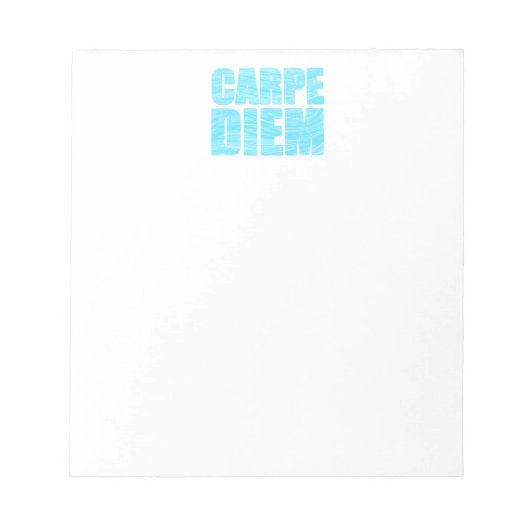 Carpe Diem-laptop Notitieblok (Voorkant)