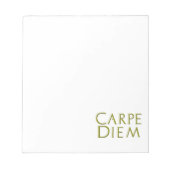 Carpe Diem-laptop Notitieblok (Voorkant)