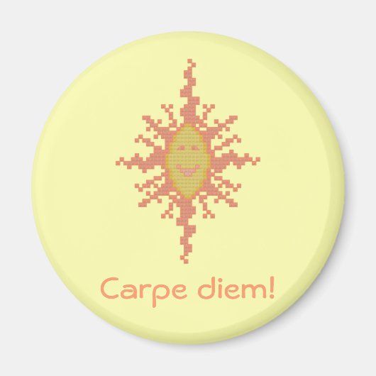 Carpe diem ! Magnet de Sunburst (Devant)