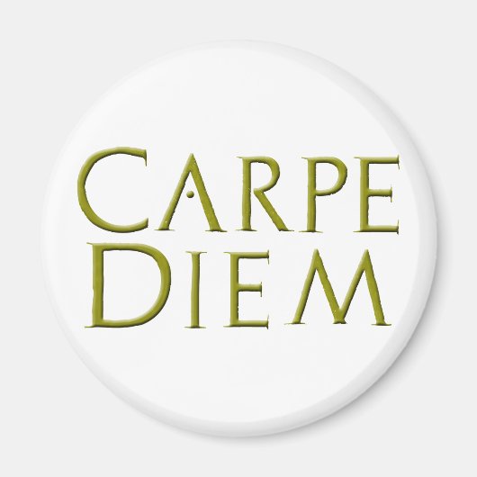 Carpe Diem Magnet Magneet (Voorkant)