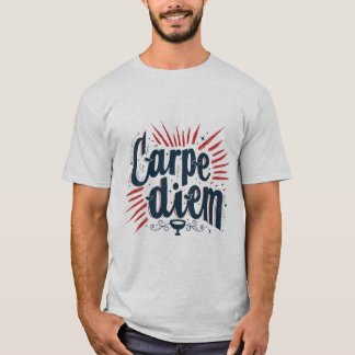 Carpe Diem Motiverend Grafisch T-Shirt