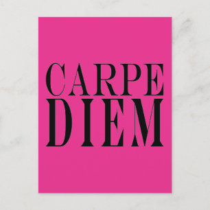 Carpe Diem neemt de Dag Latijnse Geluk van het Cit Briefkaart