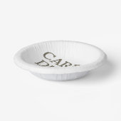 Carpe Diem papieren schalen Papieren Kommen (Gebogen)