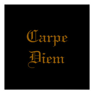 Carpe Diem Perfect Poster
