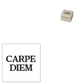 Carpe Diem petit tampon caoutchouc sans poignée (Tamponné)